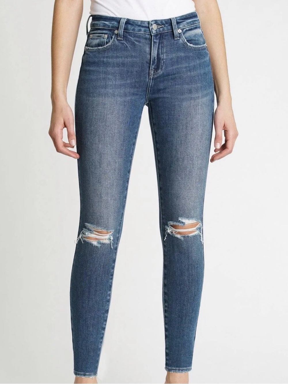 Pistola Audrey Skinny Mid-Rise, Oceanside - 24